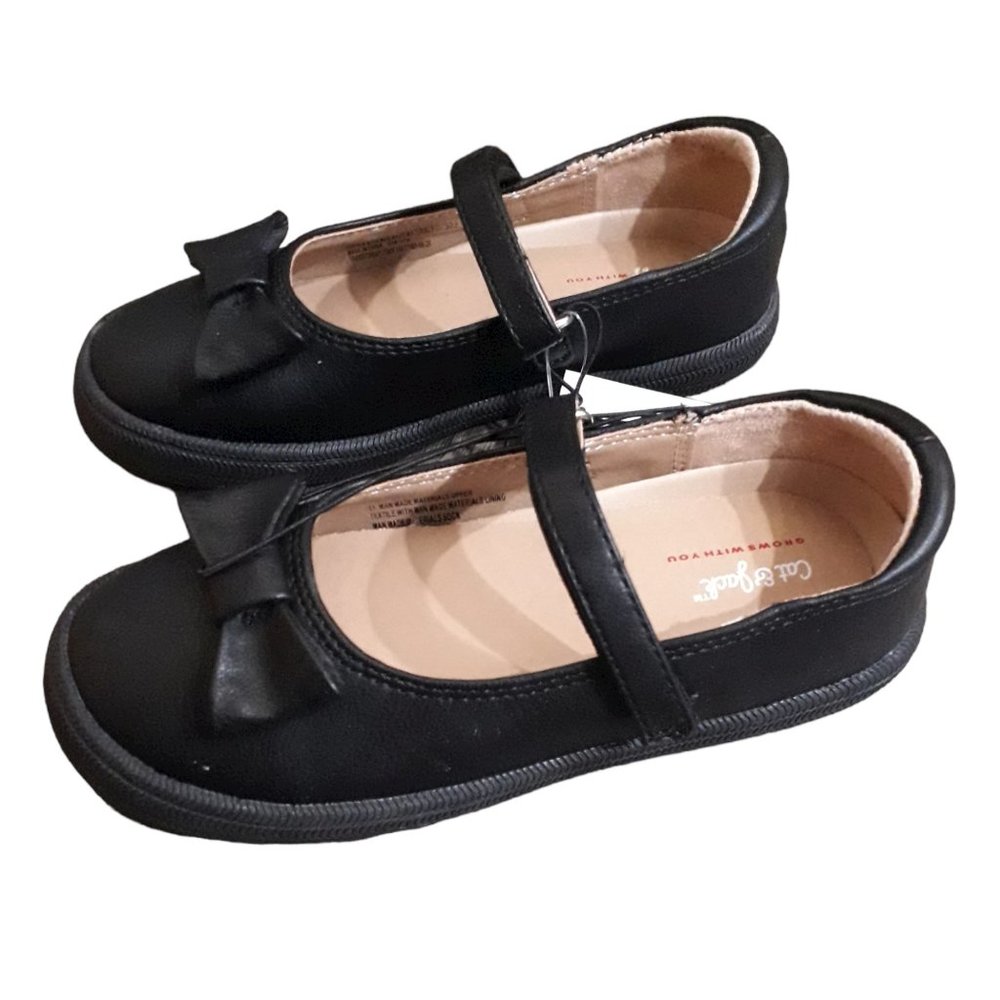 Zapatos negros de piel para niña marca Cat&Jack
